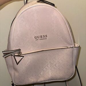 Guess Pink Backpack with Shimmery Finish